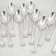 Christofle America 12 dessert cutlery sets, 24 pieces, Art Deco, 18 cm.