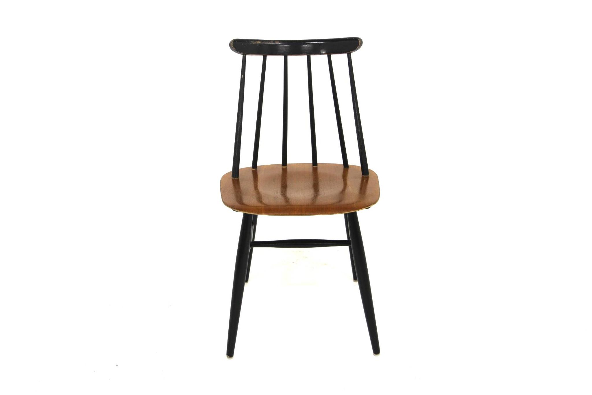Set of 4 "Fanett" chairs in teak by Ilmari Tapiovaara, Sweden, 1960.