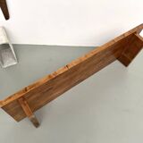 Solid oak coffee table, 1950s