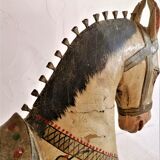 Old toy, wooden horse, India