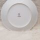 Lot 2 plats porcelaine blanc et or