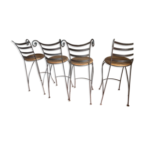 1 lot de 4 tabourets