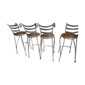 1 lot de 4 tabourets