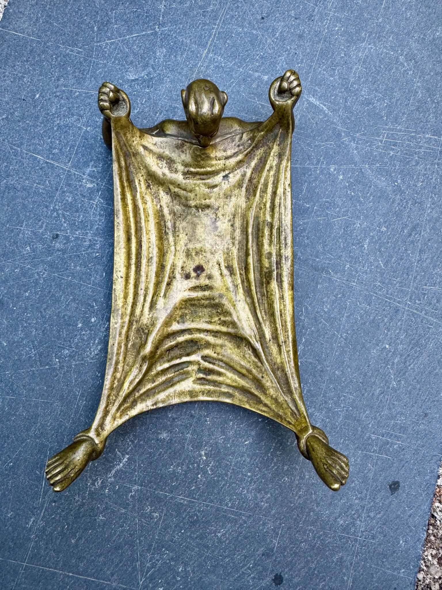 Bronze devil vide poche Art Nouveau