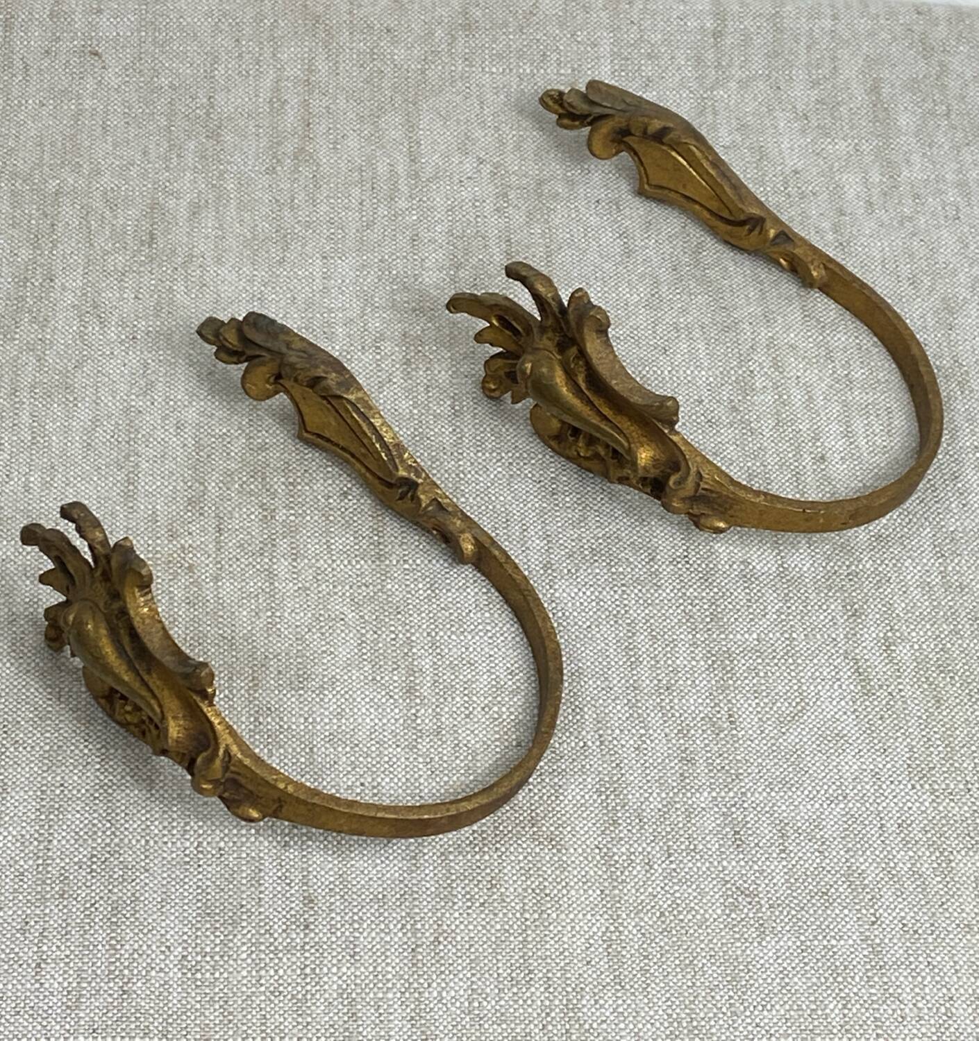 Bronze coat hooks
