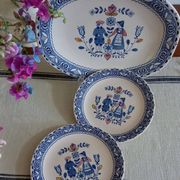 Oval plate Johnson Brothers "Hearts & Flowers"