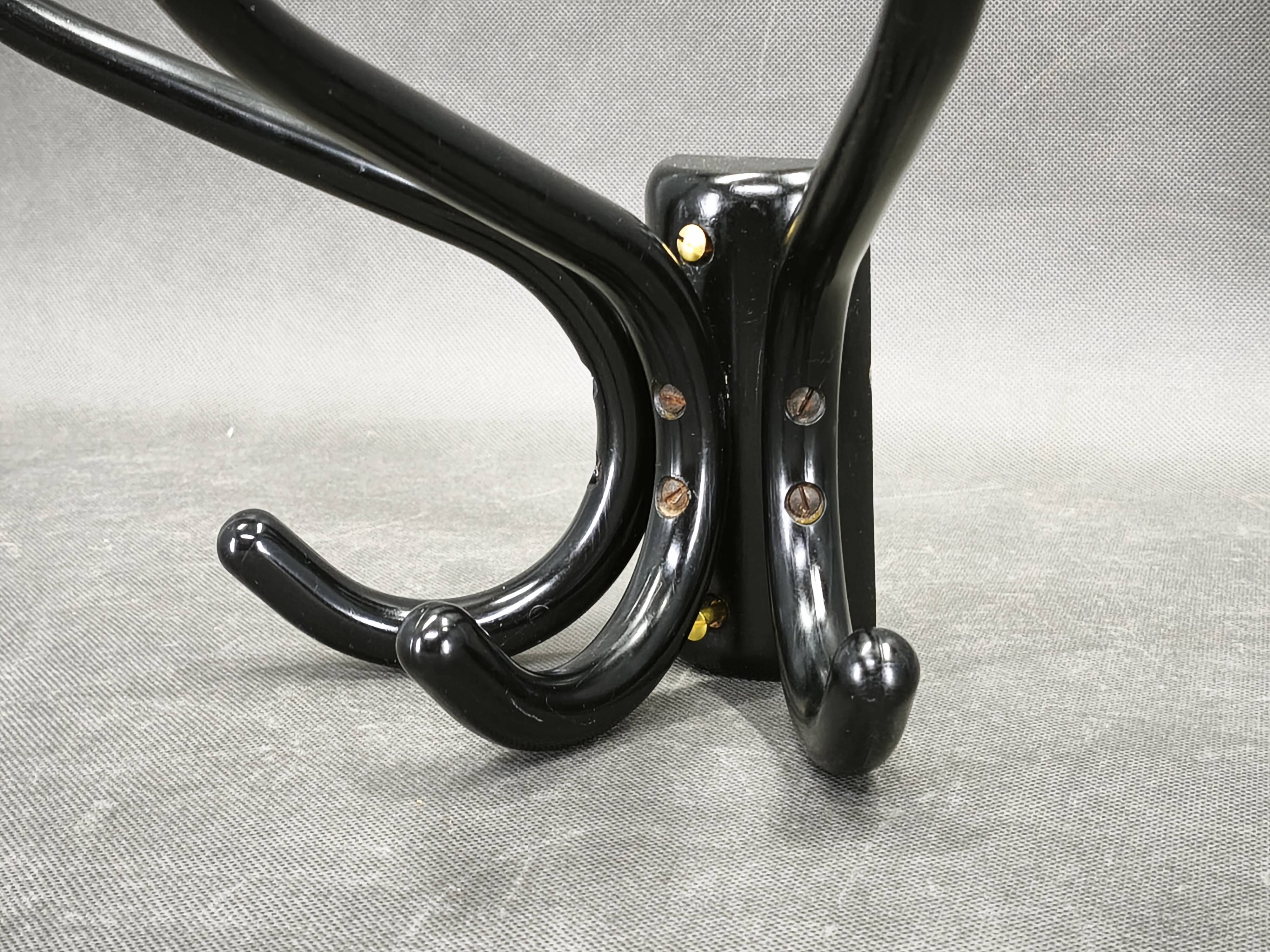 Pair of Bentwood Wall Hooks, Czechoslovakia, 1940s–1950s