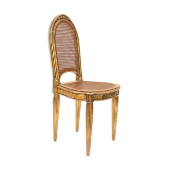 Chaise en bois doré