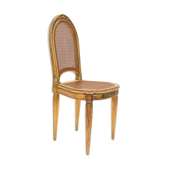 Gilded wooden chair