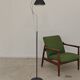 Adjustable anthracite floor lamp 1716 by Josef Hurka for Napako
