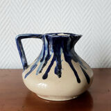 Art deco stoneware pitcher