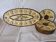 Plat à huîtres et 6 assiettes