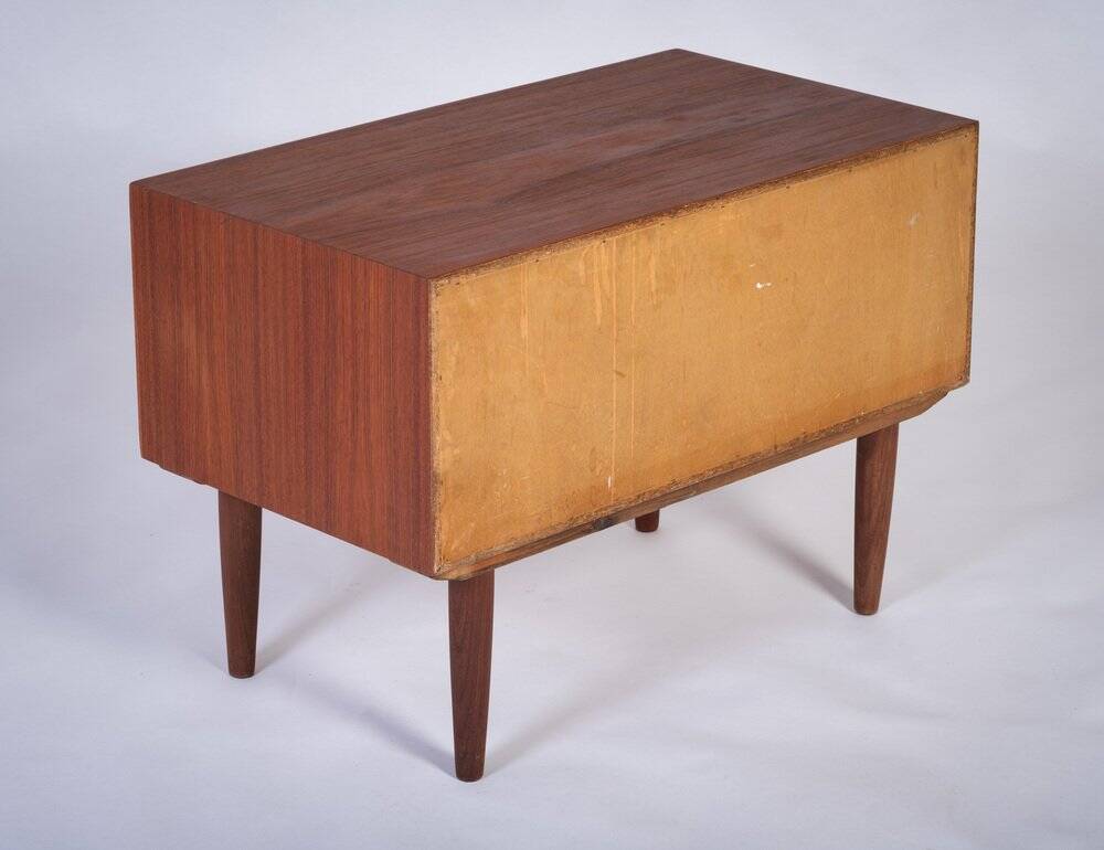 Teak Commode with 2 Drawers, Denmark, 1960s