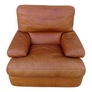 Fauteuil cuir DUVIVIER vintage loft