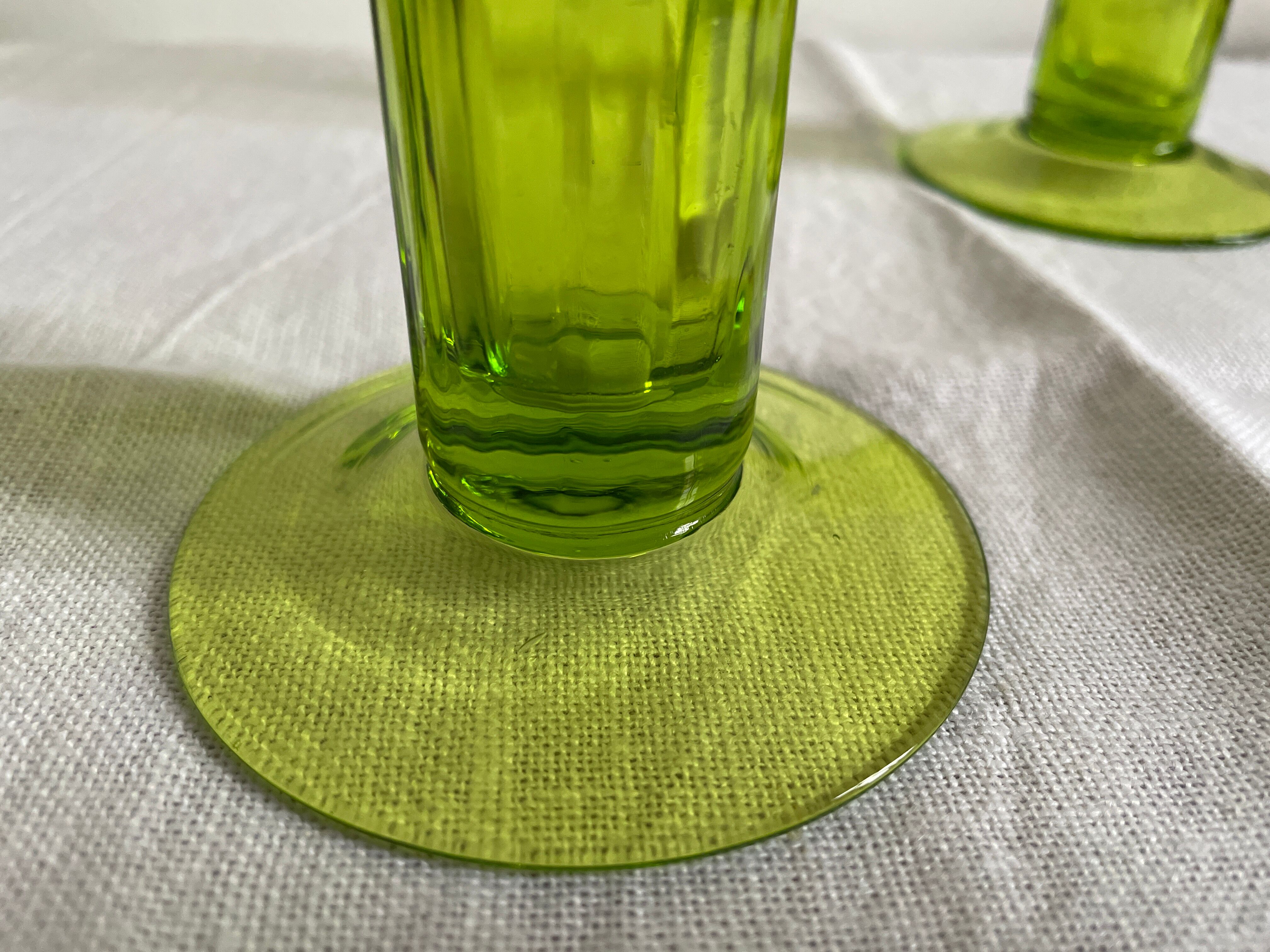 Pair of Venice crystal vases