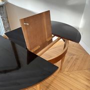 Butterfly leaf dining table, Lubke Vintage 1950s