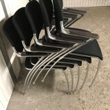 Suite of 5 office chairs 1970