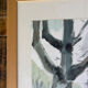 The tree in the city, watercolour on paper, signed Ventil.