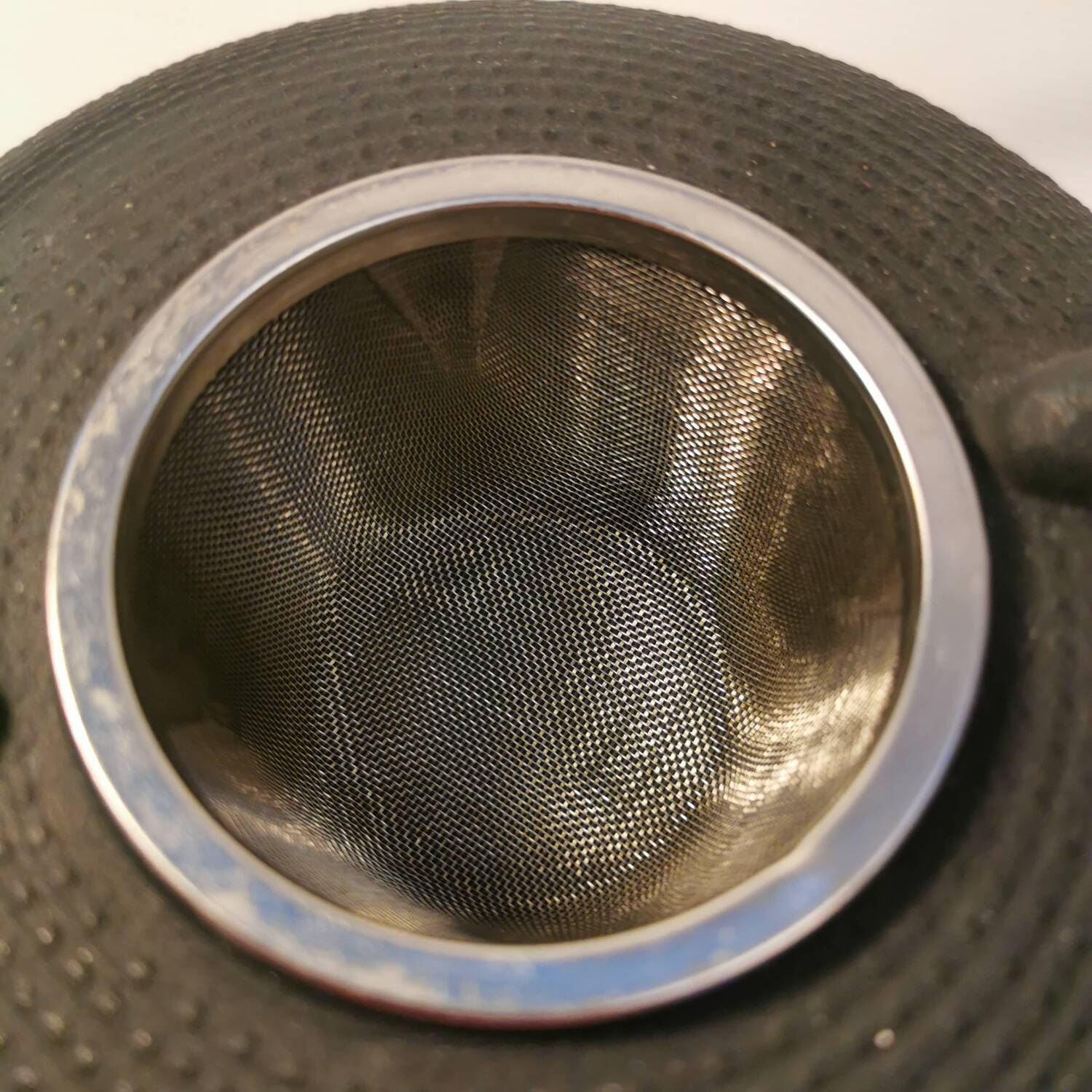 Japanese black cast iron teapot