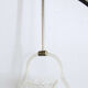 Chandelier italien en verre de Murano, 1930