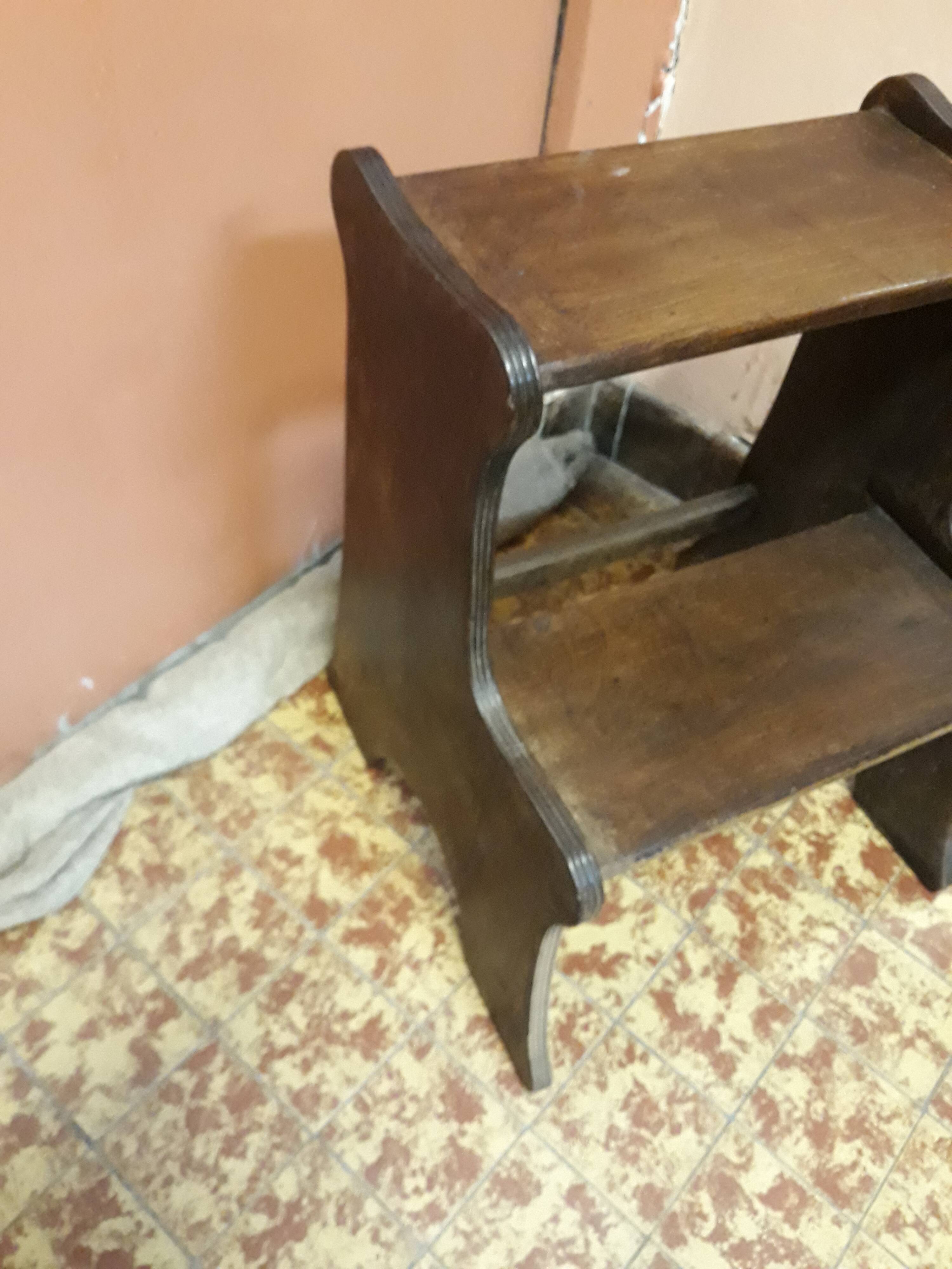 Antique wooden step stool