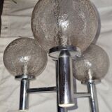 1970s space age 3 ball chandelier