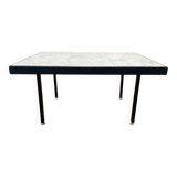 1960 coffee table with marble top