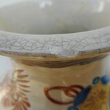 Vase in earthenware, Japanese décor
