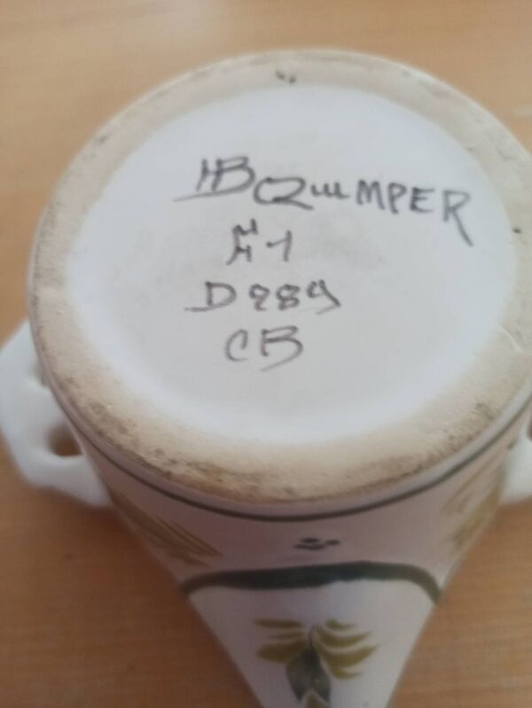 Plat poisson et saucière Henriot Quimper