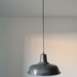 Vintage industrial suspension in enamelled sheet metal