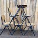 Vintage Galvanitas S35 chair – blue compass frame