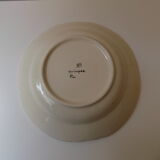 3 signed HB floral hollow plates