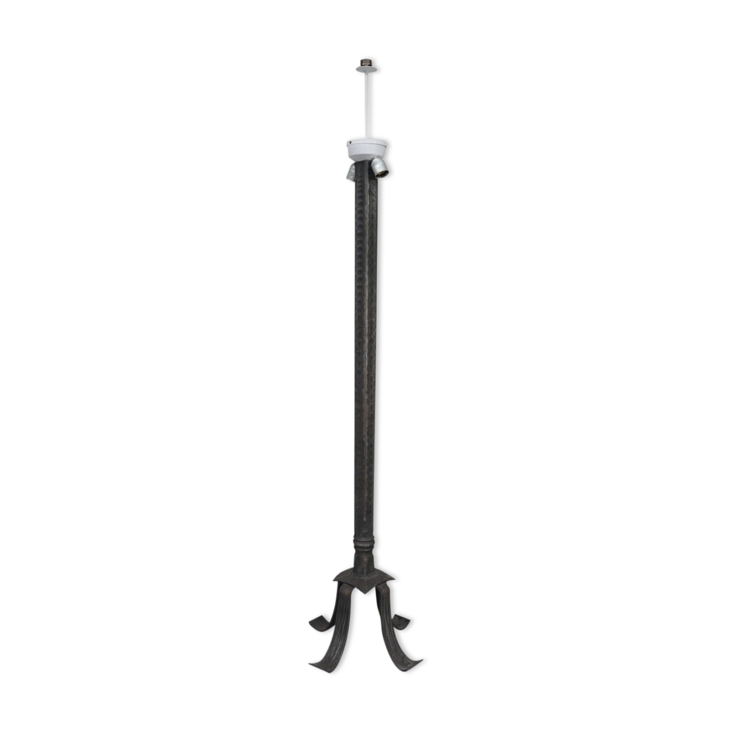 Brutalist Iron Belgium Mid-Century Floor Lamp