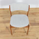 Mid Century Teak Model 42 Dining Chairs by Kai Kristiansen for Schou Andersen, 1960s, Set of 4