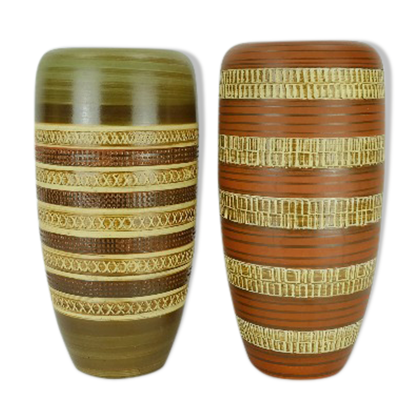 Paire de vases West Germany mid century Duemler & Breiden, 1950-60s
