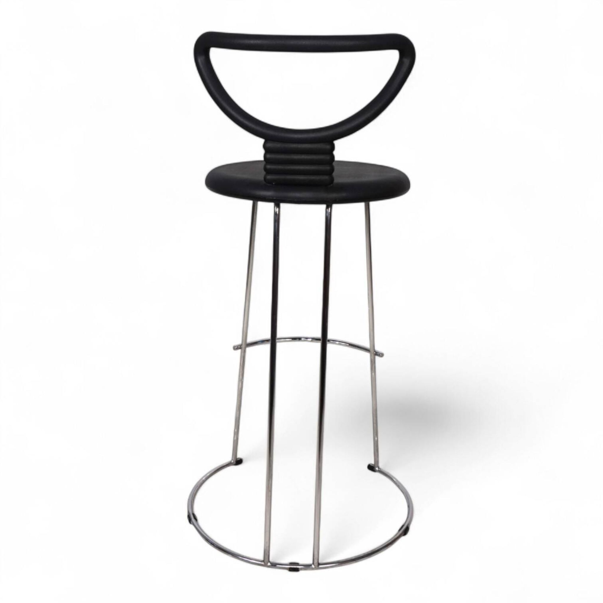Fasem Italia 3-piece set of postmodern bar stools by Nobu Tanigawa, 1990