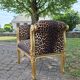 Fauteuil empire léopard