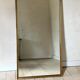 Mirror fireplace gilded wood