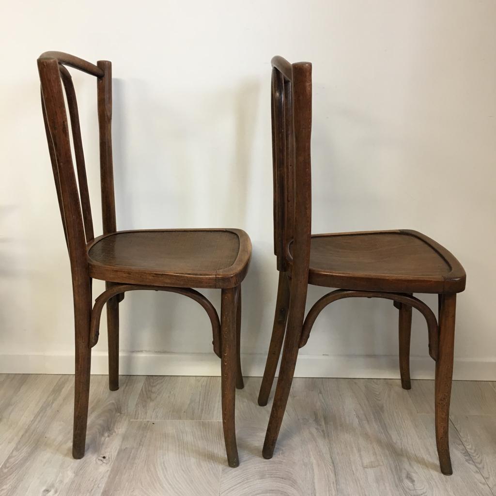 Pair of bistro chairs