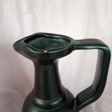 Black ceramic pitcher Vallauris by Lunetta