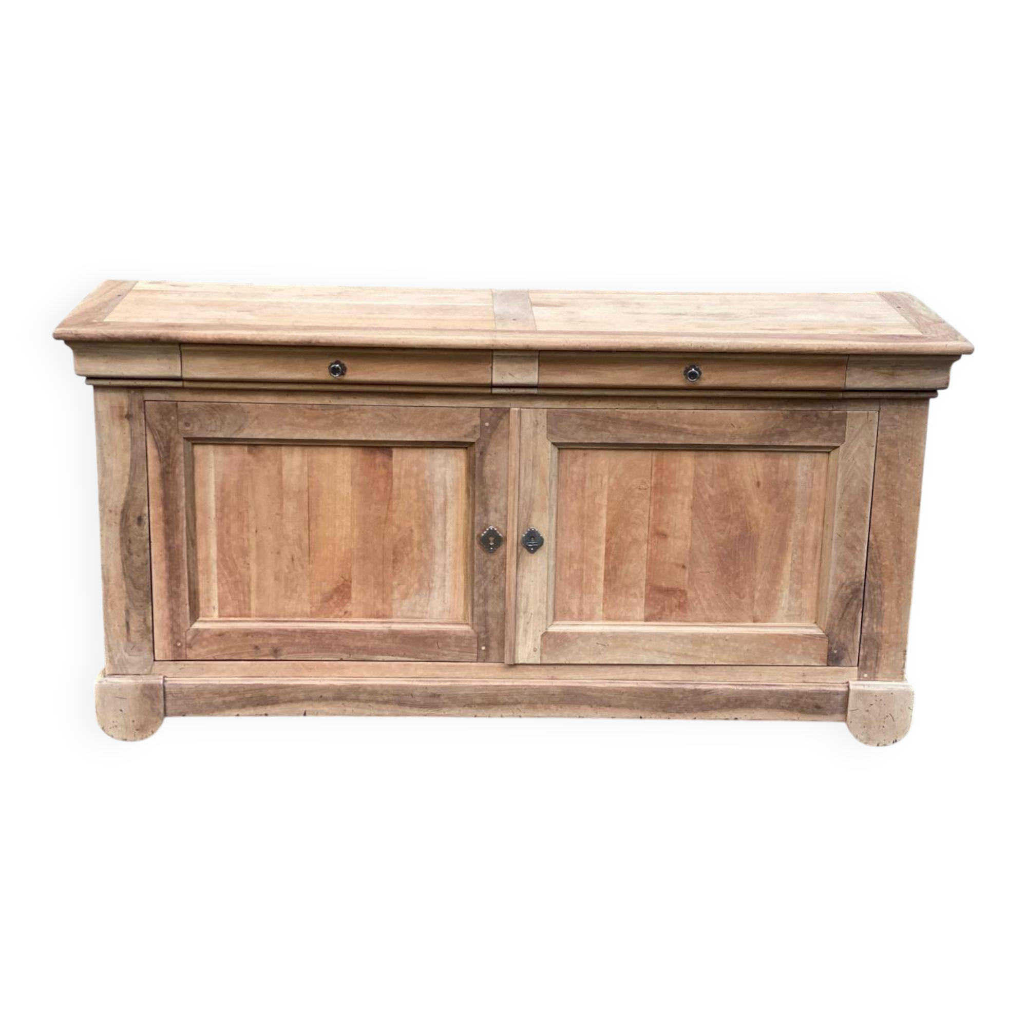 Restored solid wood buffet in the 18th-century Louis Philippe style, 180cm