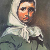 Portrait école française XXe siècle