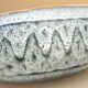 Oval enamelled ceramic dish, signed Jean Austruy, 50s/60s design