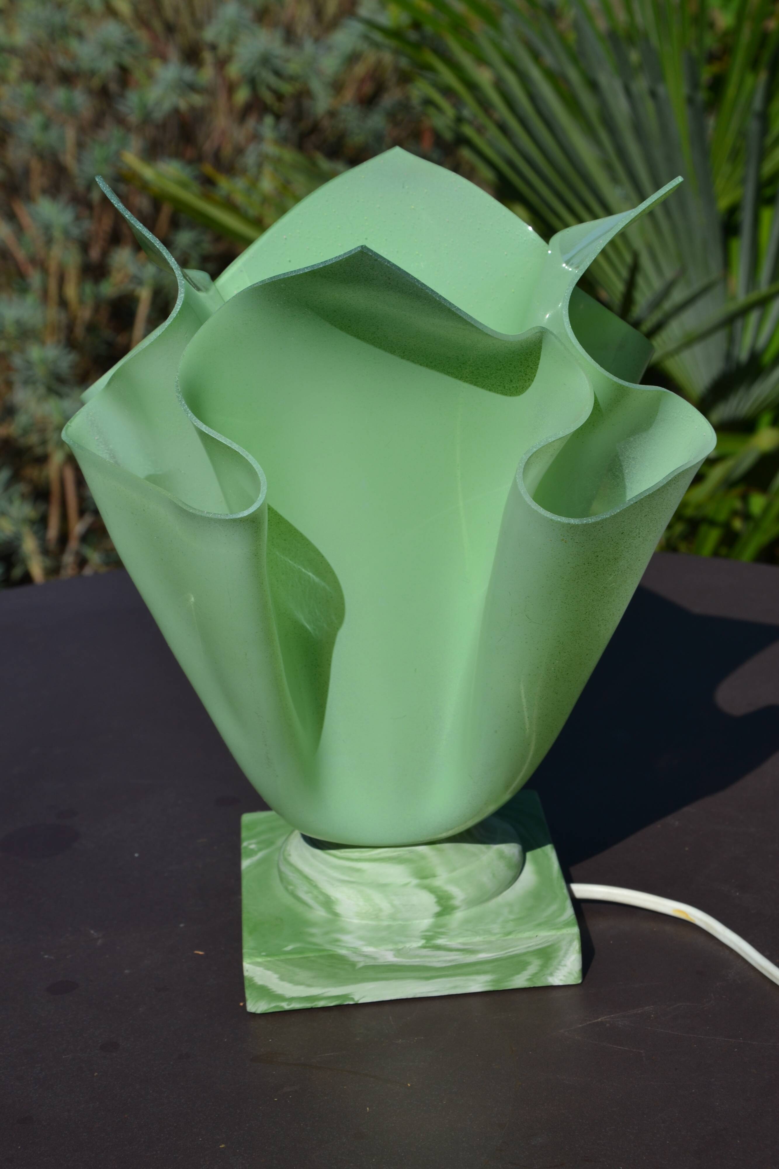 Plexiglass table lamp