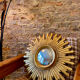Old convex sun/witch mirror