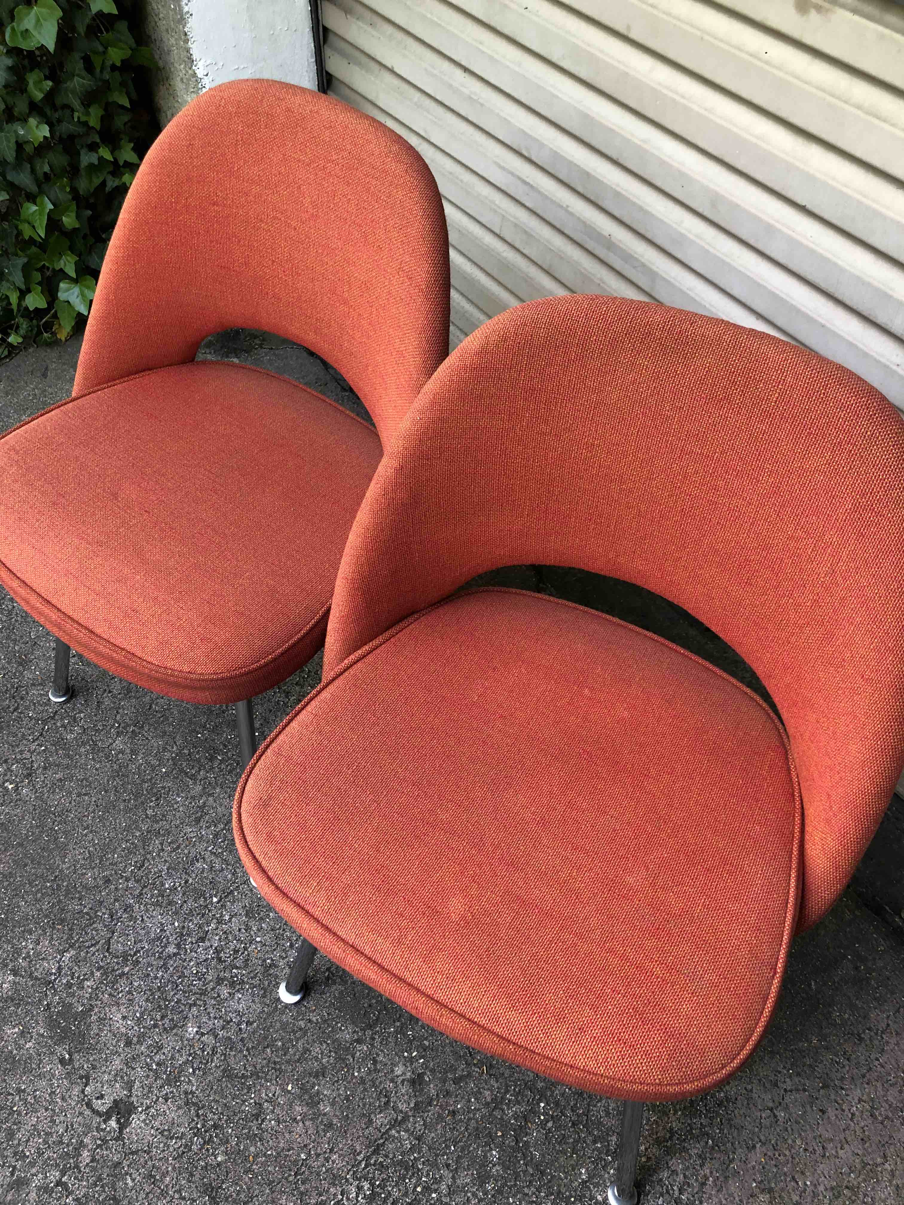 Pair of chairs "Conference" 50's by Eero Saarinen for Knoll