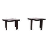 Pair nesting tables Gianfranco Frattini in style 1970s