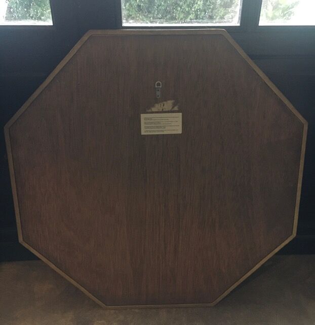 Octagonal Mirror Belgium 1970  74x74cm