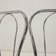 1980s Set of Four Chrome Dining Chairs, Italy