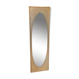 Oval mirror beveled 50s-60s